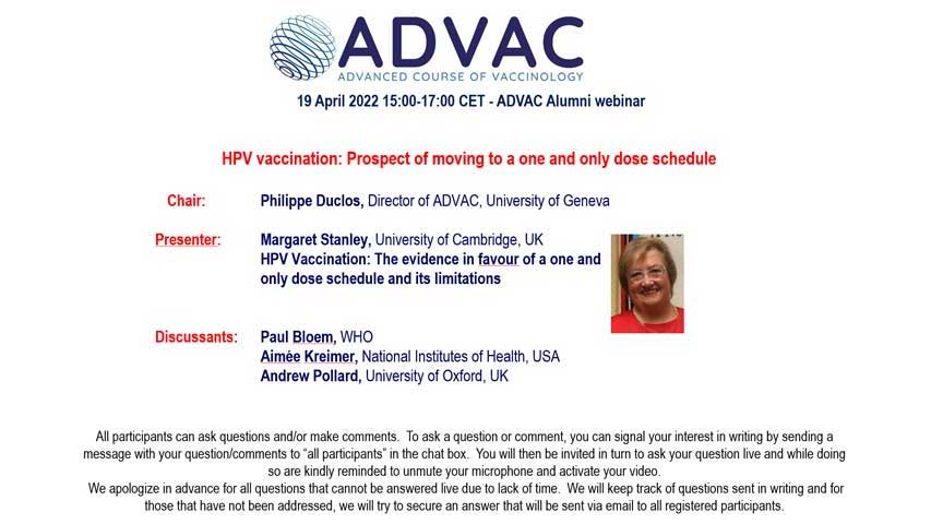 HPV vaccination: Prospect of moving to a one and only dose schedule